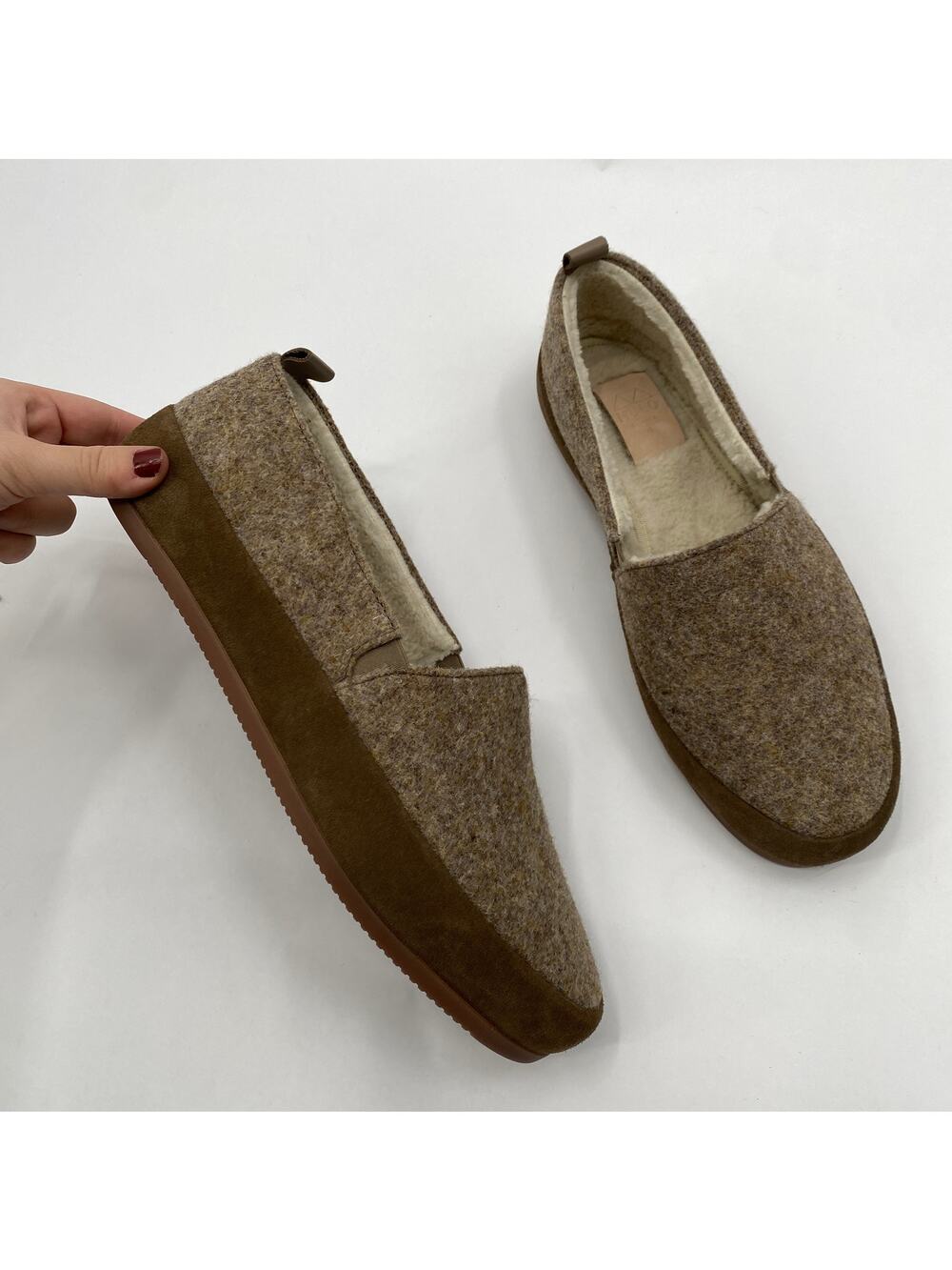 Mulo 10 Shearling-Lined Suede-Trimmed Wool Loafers